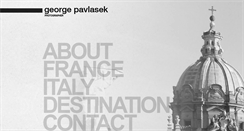 Desktop Screenshot of georgepavlasek.com